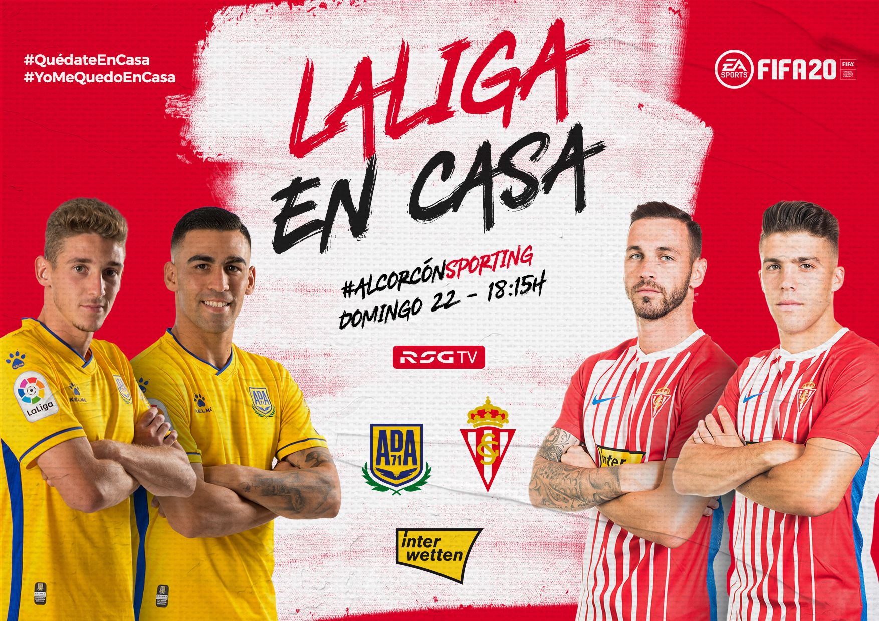 El Sporting se enfrenta al Alcorcón a través de la Playstation4.