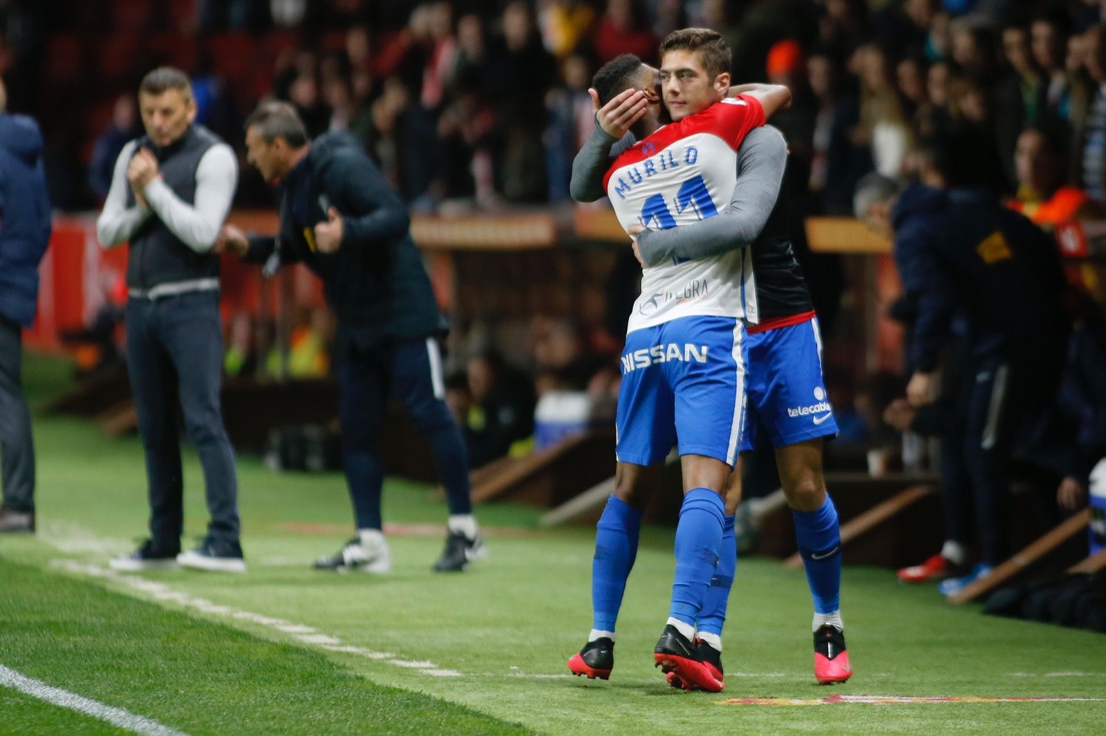  Murilo dedica su gol en el Sporting-Las Palmas a Gragera.