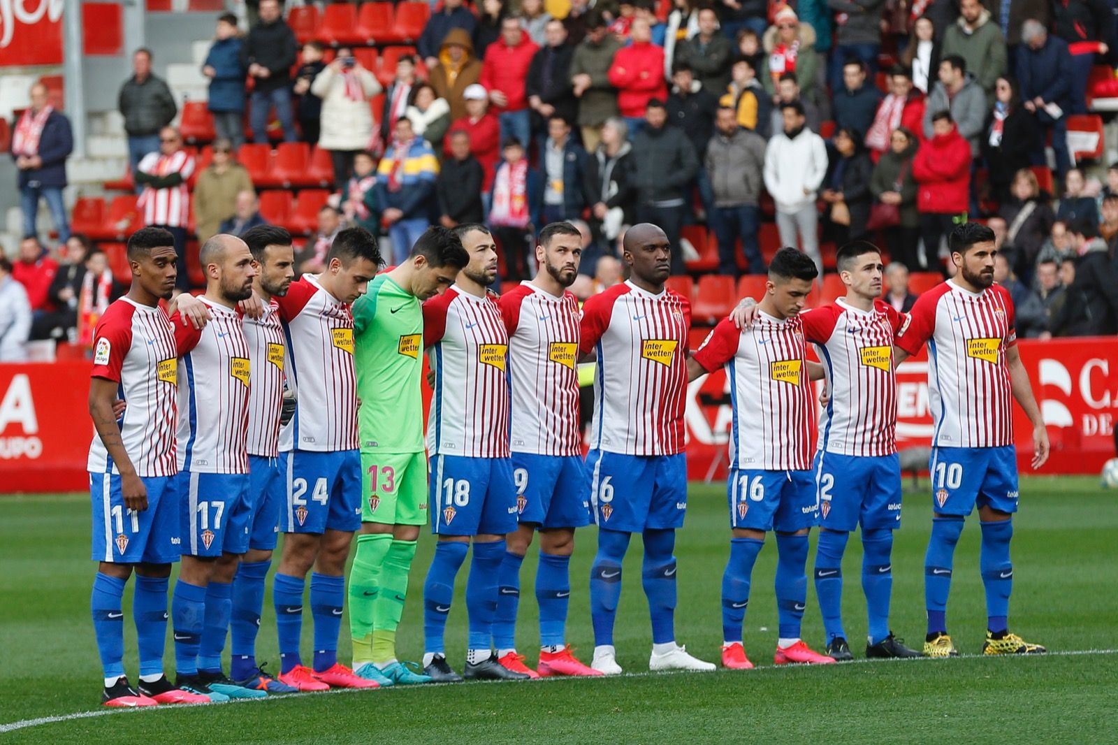  Once titular del Sporting ante Las Palmas.