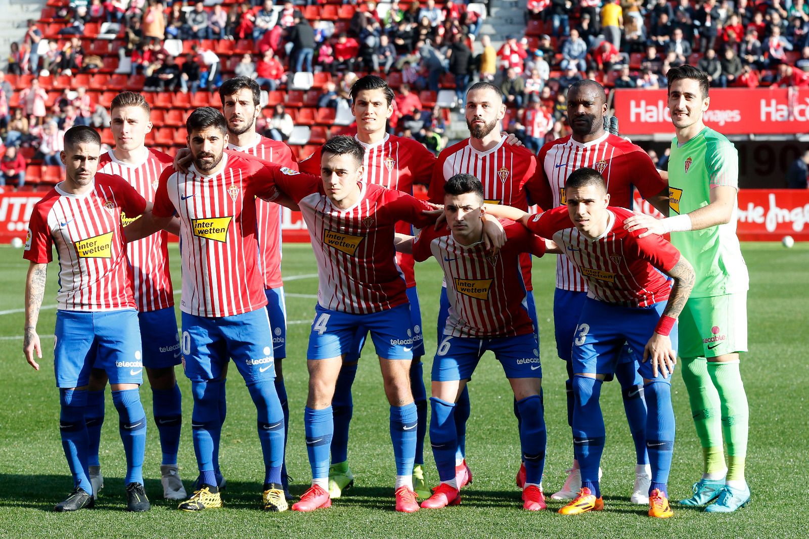  Once titular del Sporting contra el Fuenlabrada.