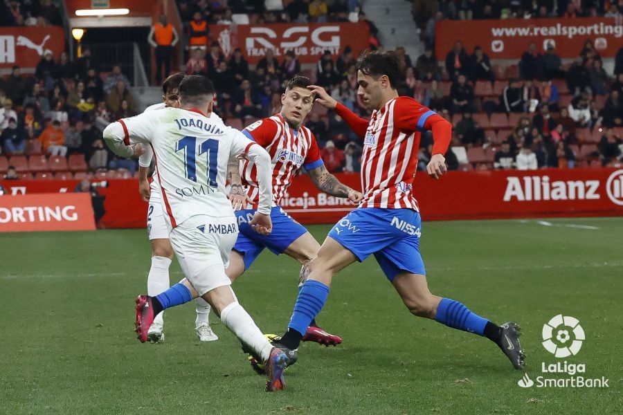  Pedro Díaz en el Sporting-Huesca.