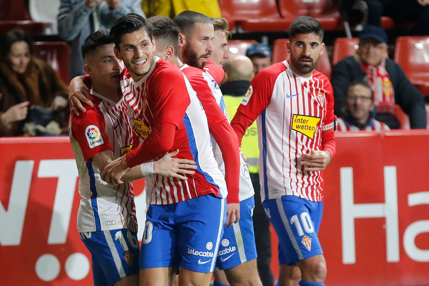  Manu García tras anotar frente al Elche.