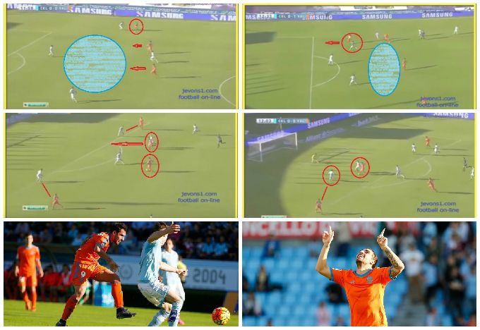 Alcácer genera espacios para André y Parejo. El de Coslada acabó dando el último pase.