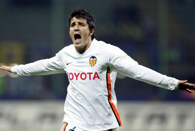  Villa, el día que marcó al Inter.