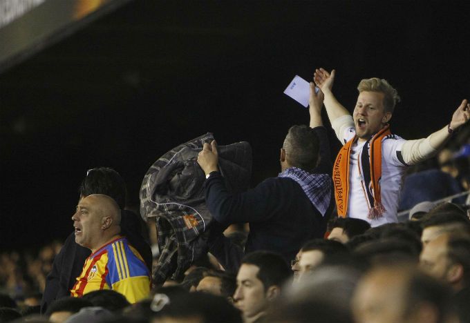Afición durante el Valencia CF-Athletic