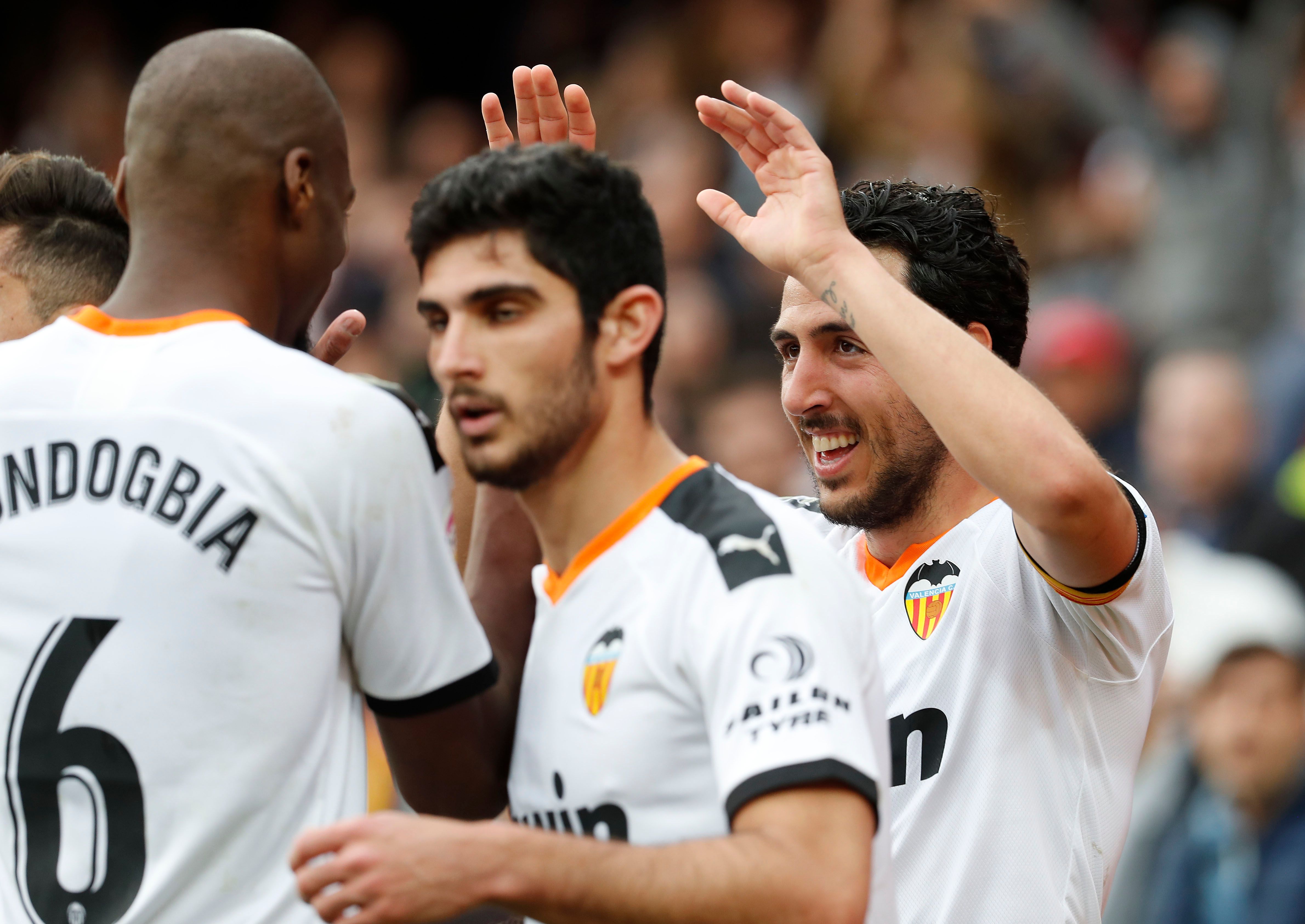 Alegría gol Dani Parejo ante el Betis