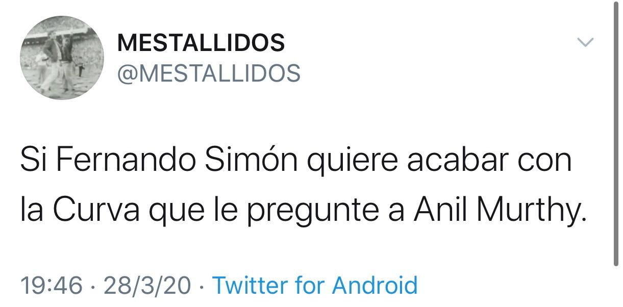  Broma sobre Anil Murthy y la Curva