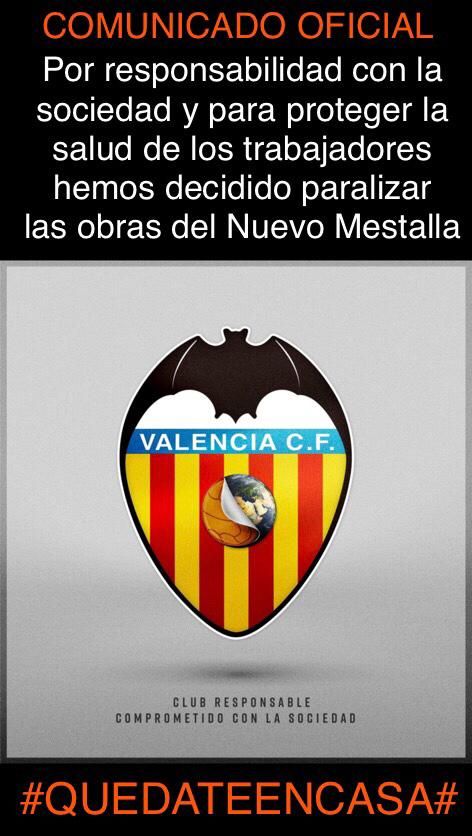  Broma sobre las obras del Nuevo Mestalla.