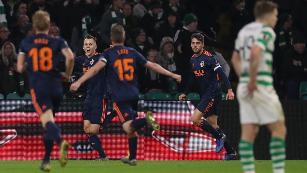  Cheryshev celebra el 0-1.