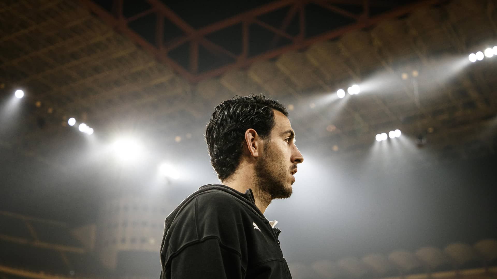  Dani Parejo en San Siro.
