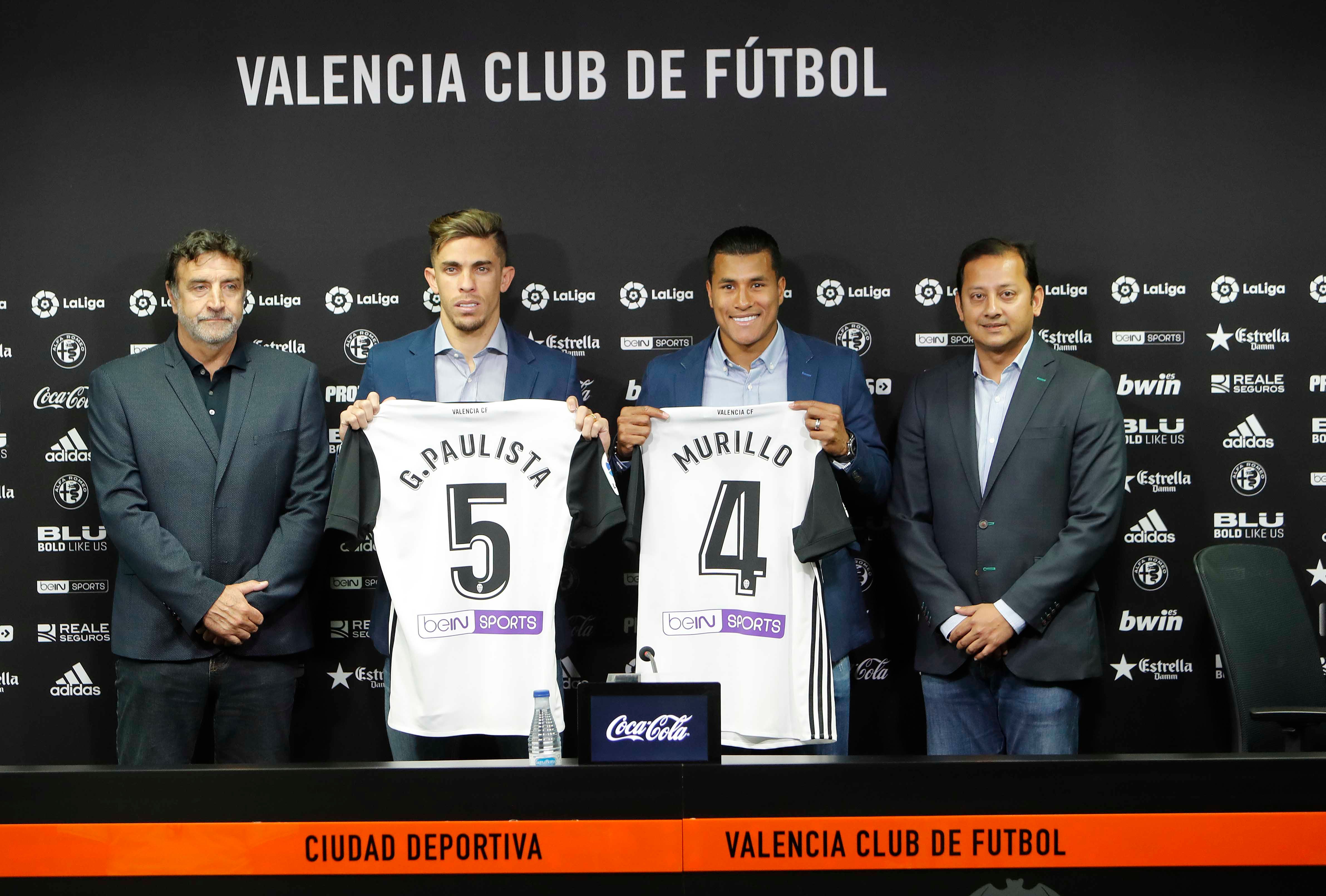 Paulista y Murillo fueron presentados a la vez.