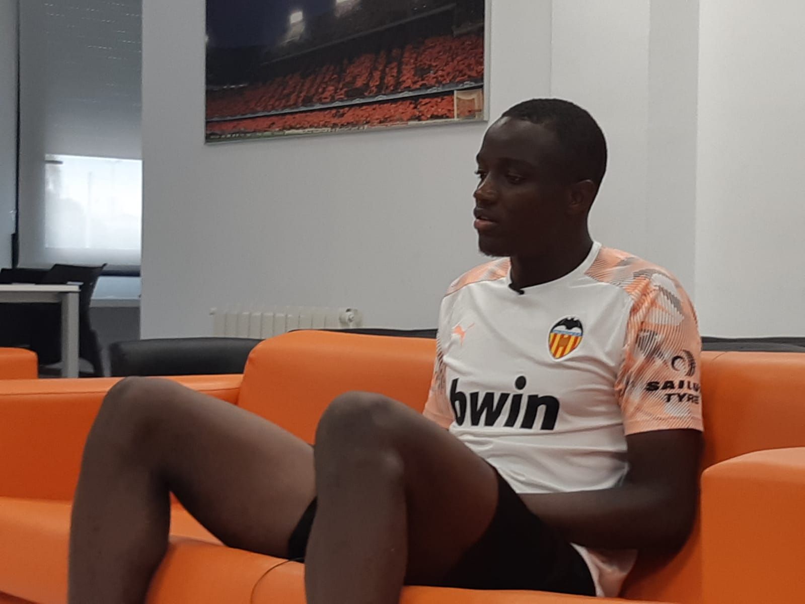  Diakhaby durante la entrevista con ElDesmarque Valencia