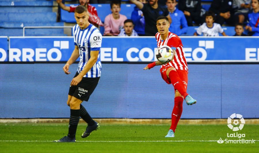  Disparo de Djuka en el Alavés-Sporting.
