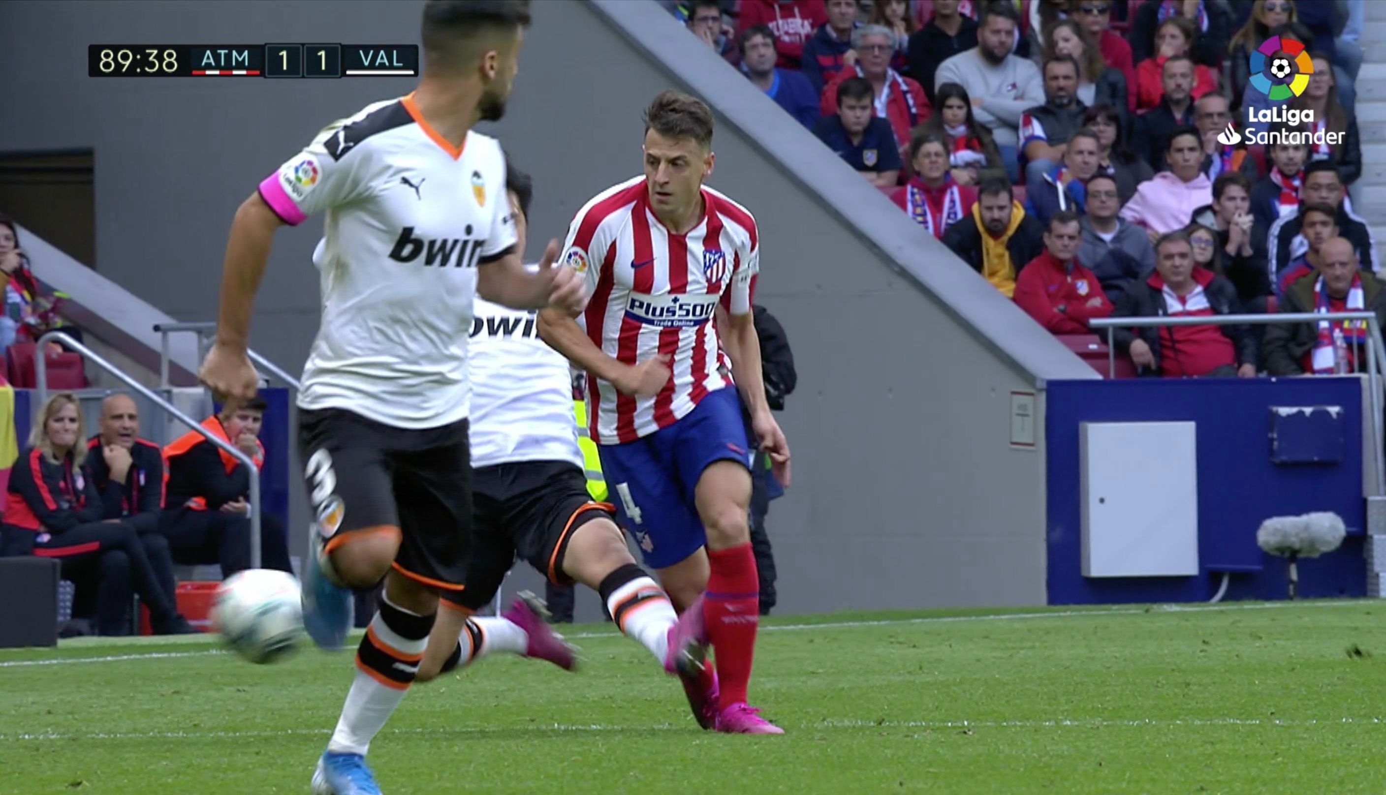 Atlético-Valencia: Expulsión Kang-In Lee (Jornada 9)