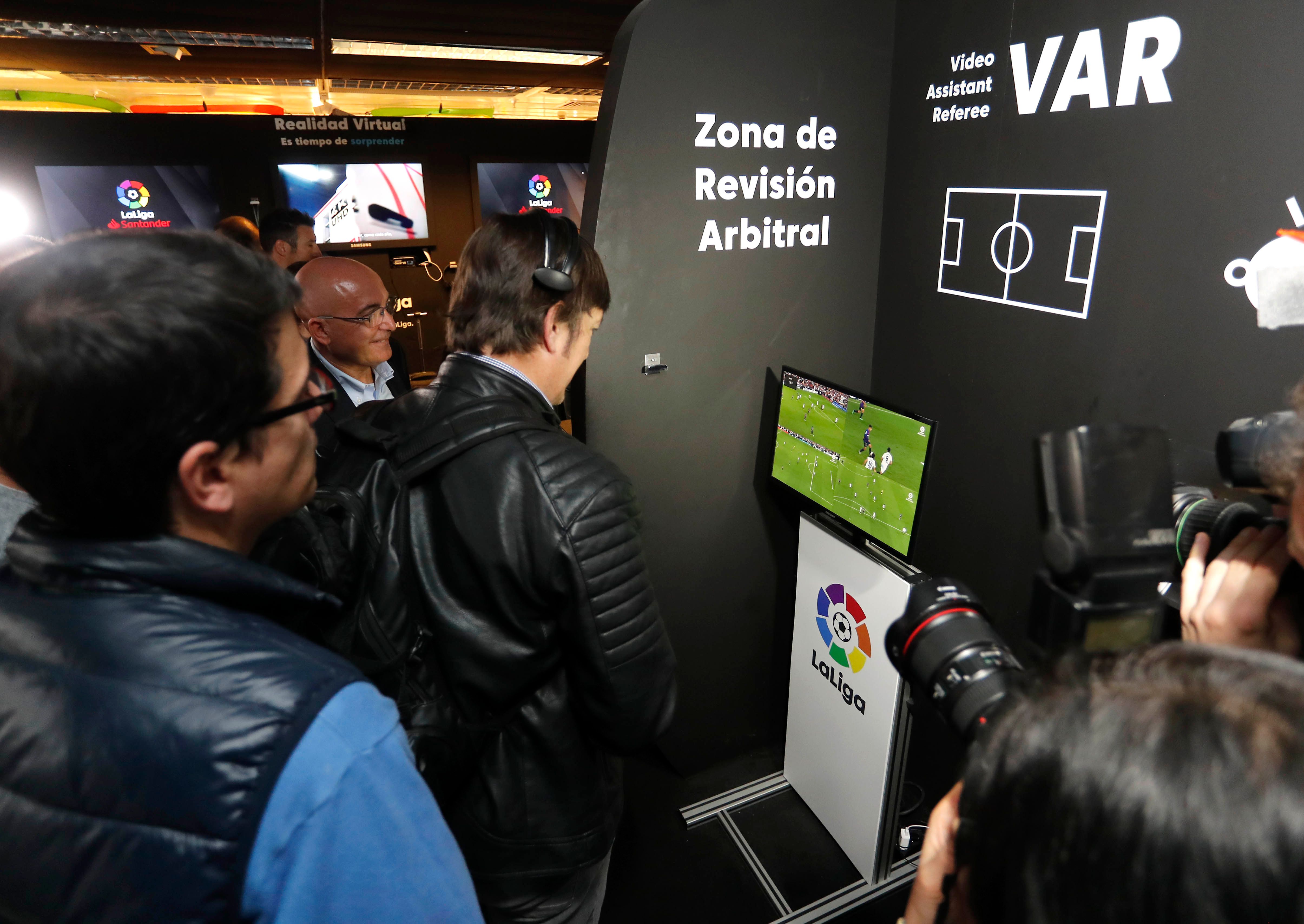 Explicación del VAR en Valencia por LaLiga.