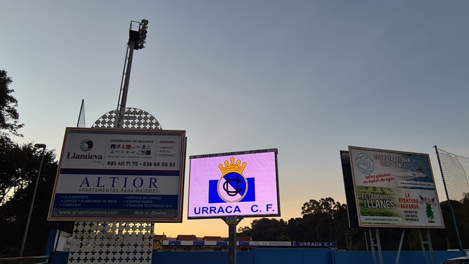  La Corredoria, donde juega el Urraca CF.