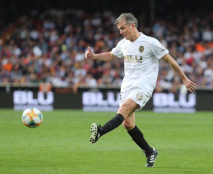  Carboni durante el Parido de Leyendas(Foto: Valencia CF)