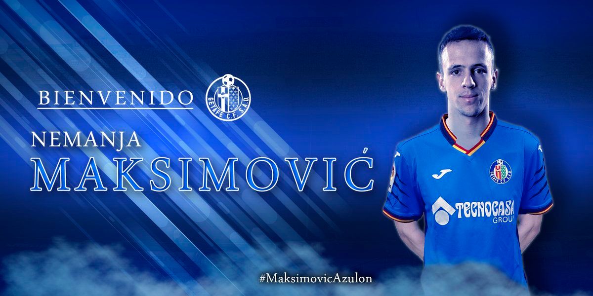  El Getafe ha hecho oficial el fichaje de Maksimovic