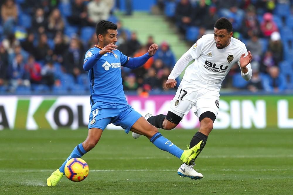  Coquelin en el Getafe-Valencia.