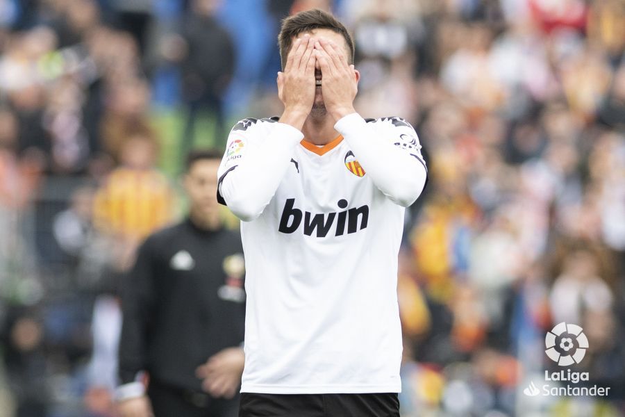 Ferran Torres, uno de los posibles sancionados durante el Getafe-Valencia