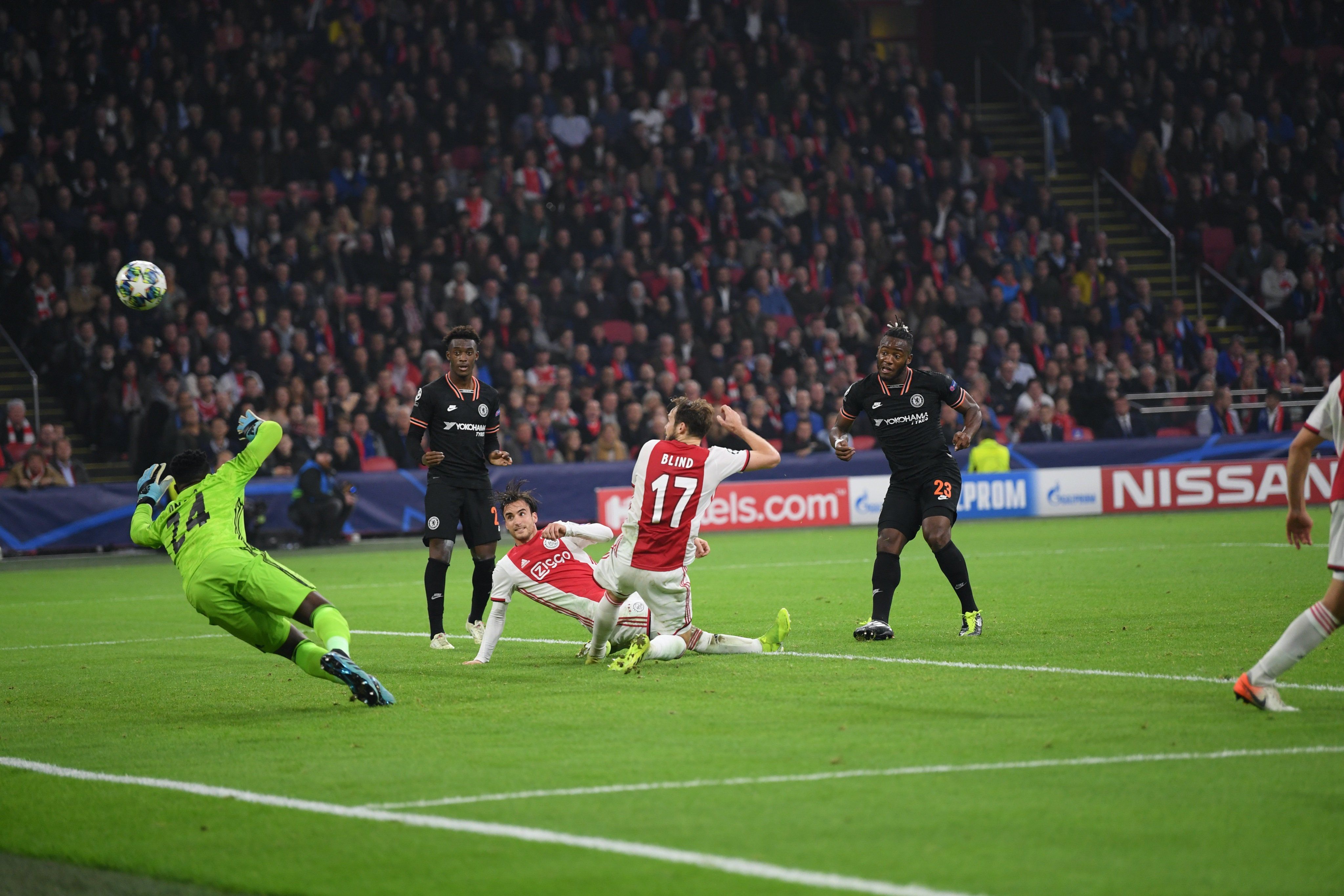  Gol de Batshuayi ante el Ajax-Chelsea.