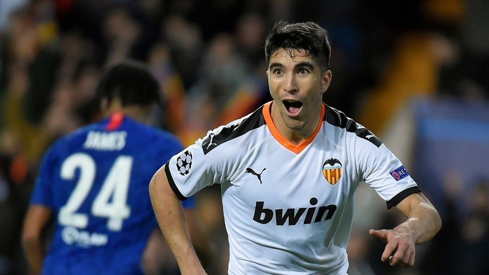 Gol de Carlos Soler en el Valencia-Chelsea.