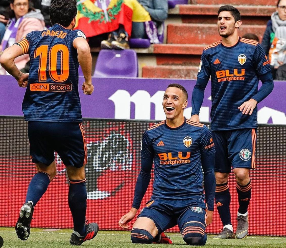  Gol de Rodrigo en el Valladolid-Valencia