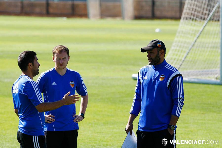  Nuno junto a Ian Cathro en su etapa como valencianistas.