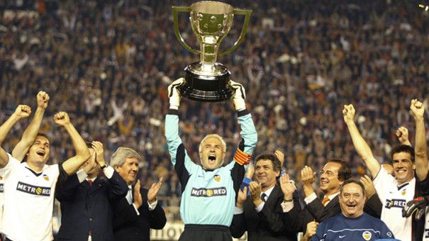 Valencia CF, campeón de Liga en la temporada 2001-02.