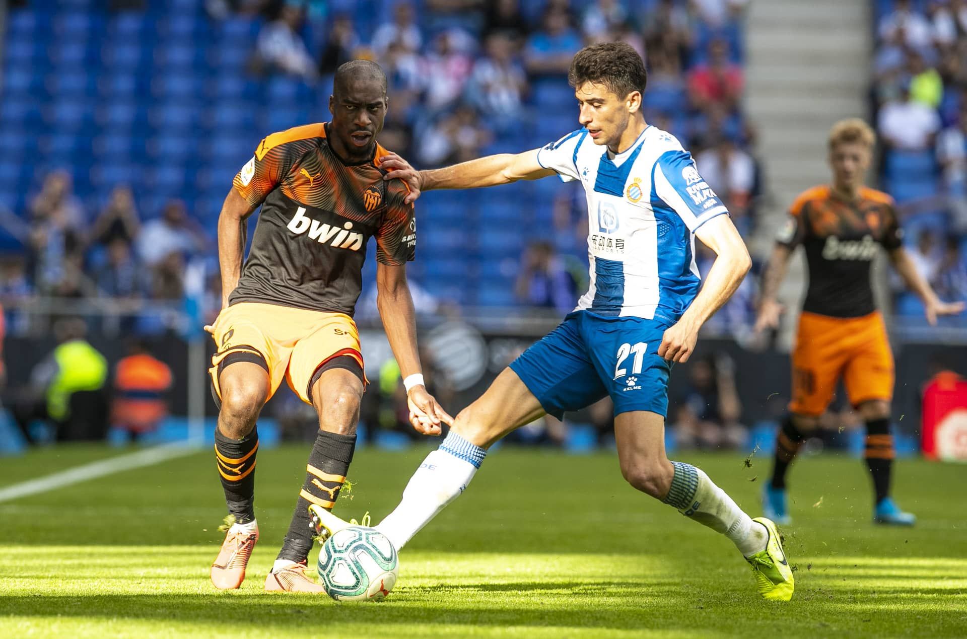  Kondogbia en el Espanyol-Valencia