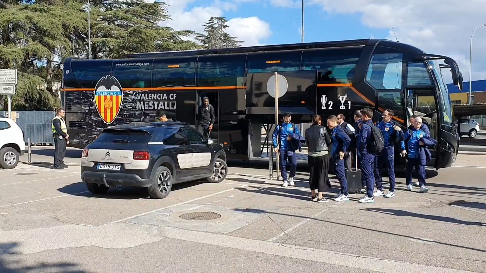  La medida del Valencia CF en el aeropuerto para evitar el coronavirus.