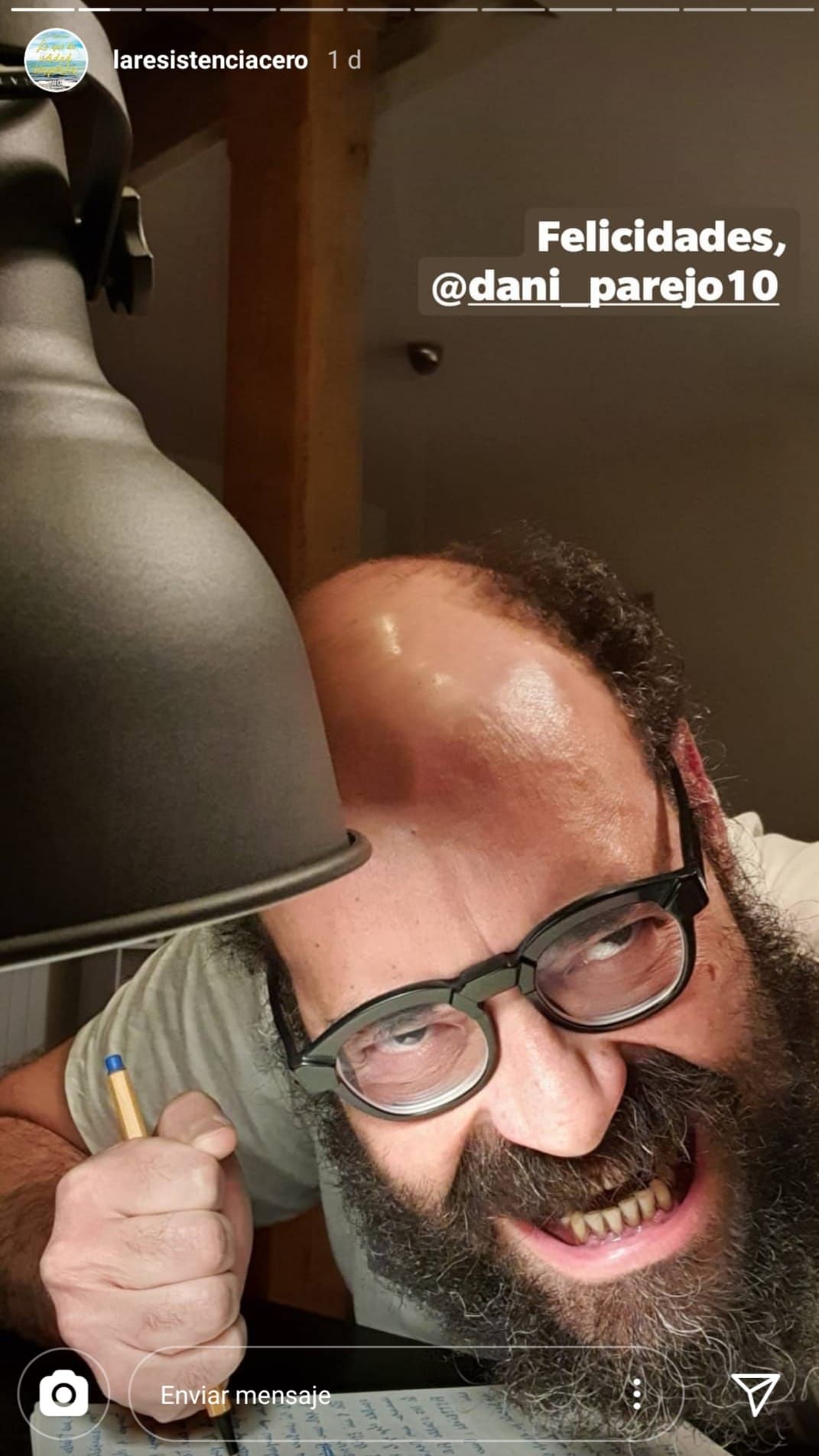 La Resistencia felicita a Parejo en su cumpleaños.