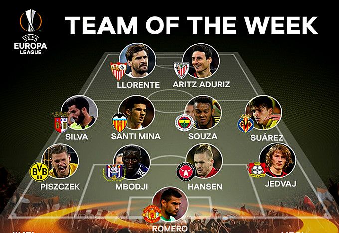 Este es el once ideal de la UEFA de esta semana.