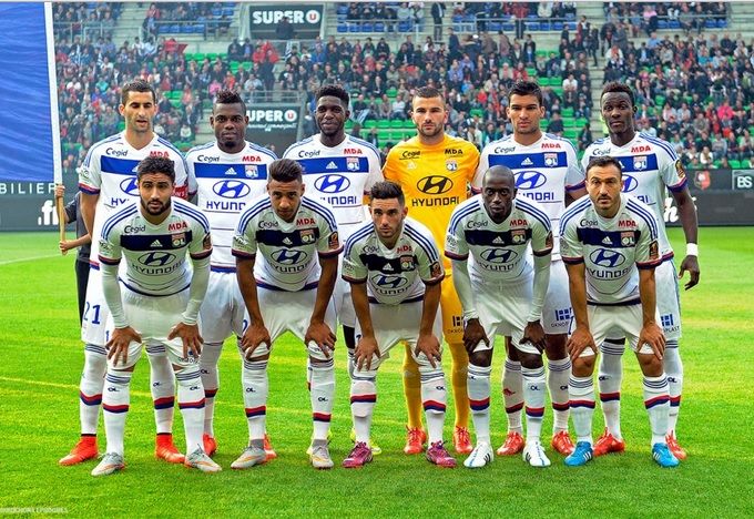 Once del OL en la Ligue 1 esta temporada.