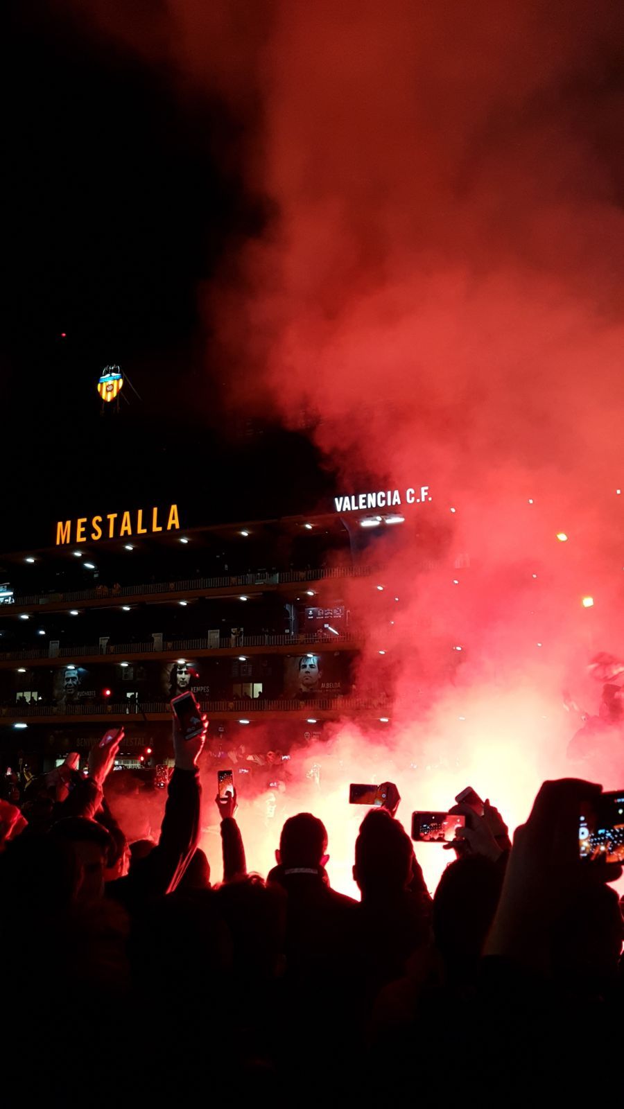  Recibimiento en Mestalla
