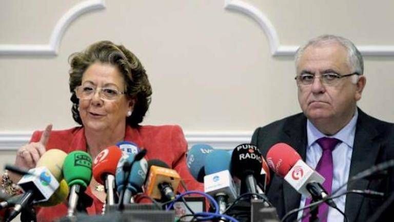  Rita Barberá y Juan Cotino