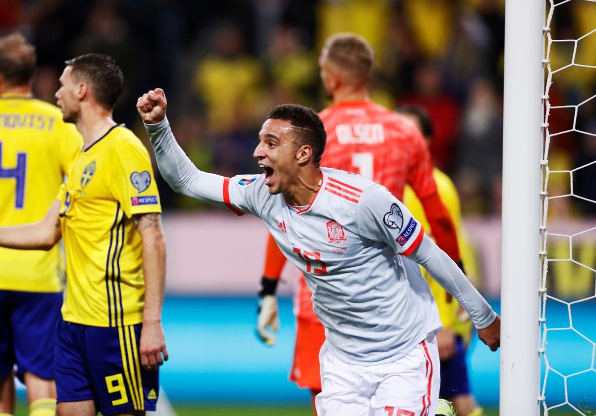  Rodrigo Moreno, uno de los internacionales del Valencia CF que vuelven al trabajo.