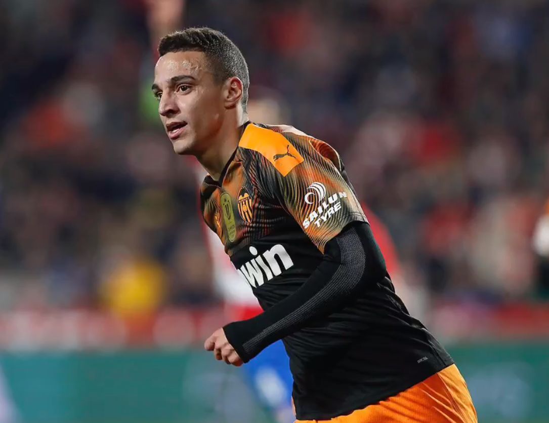  Rodrigo Moreno celebra un gol en la Copa del Rey contra el Granada.