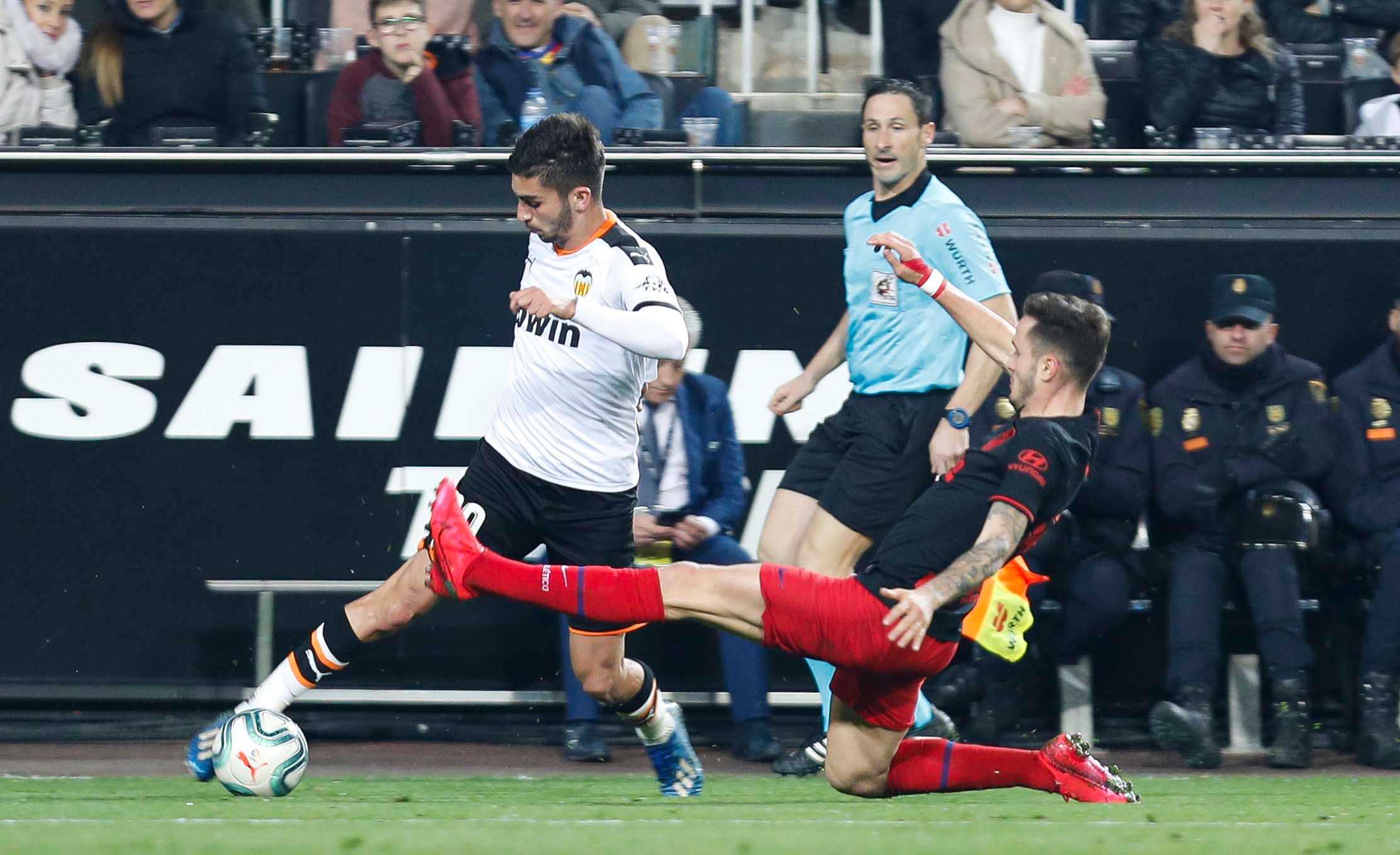 Ferran Torres fue de los mejores en el Valencia-Atlético.