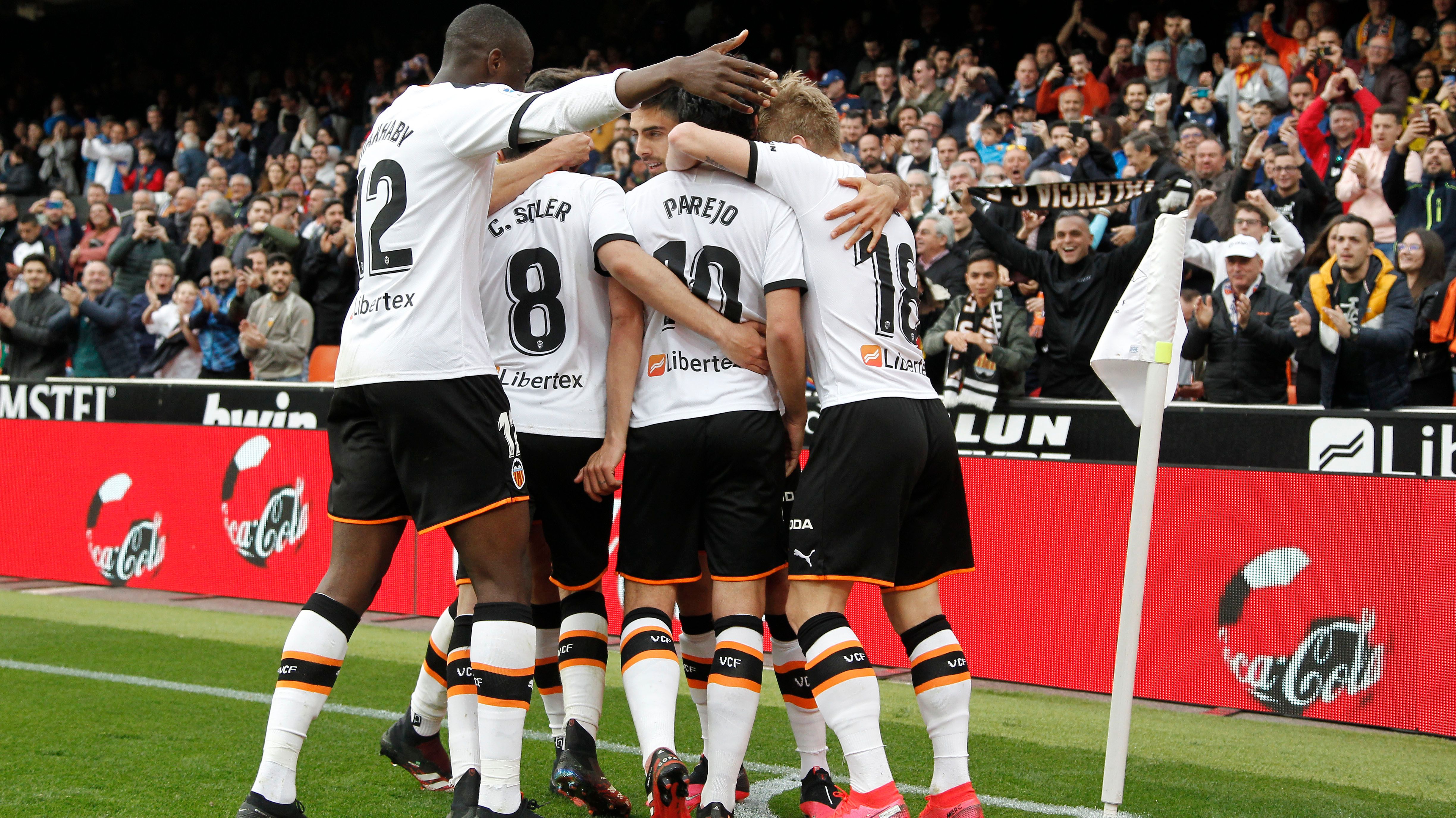  Los jugadores han vuelto a demostrar su unión tras sumar los tres puntos en el Valencia-Betis.