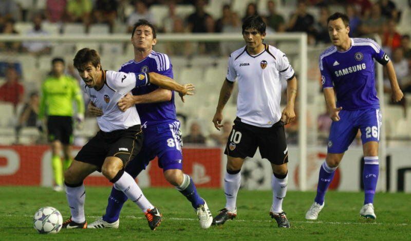  Partido de Champions Valencia-Chelsea en 2011 (1-1).