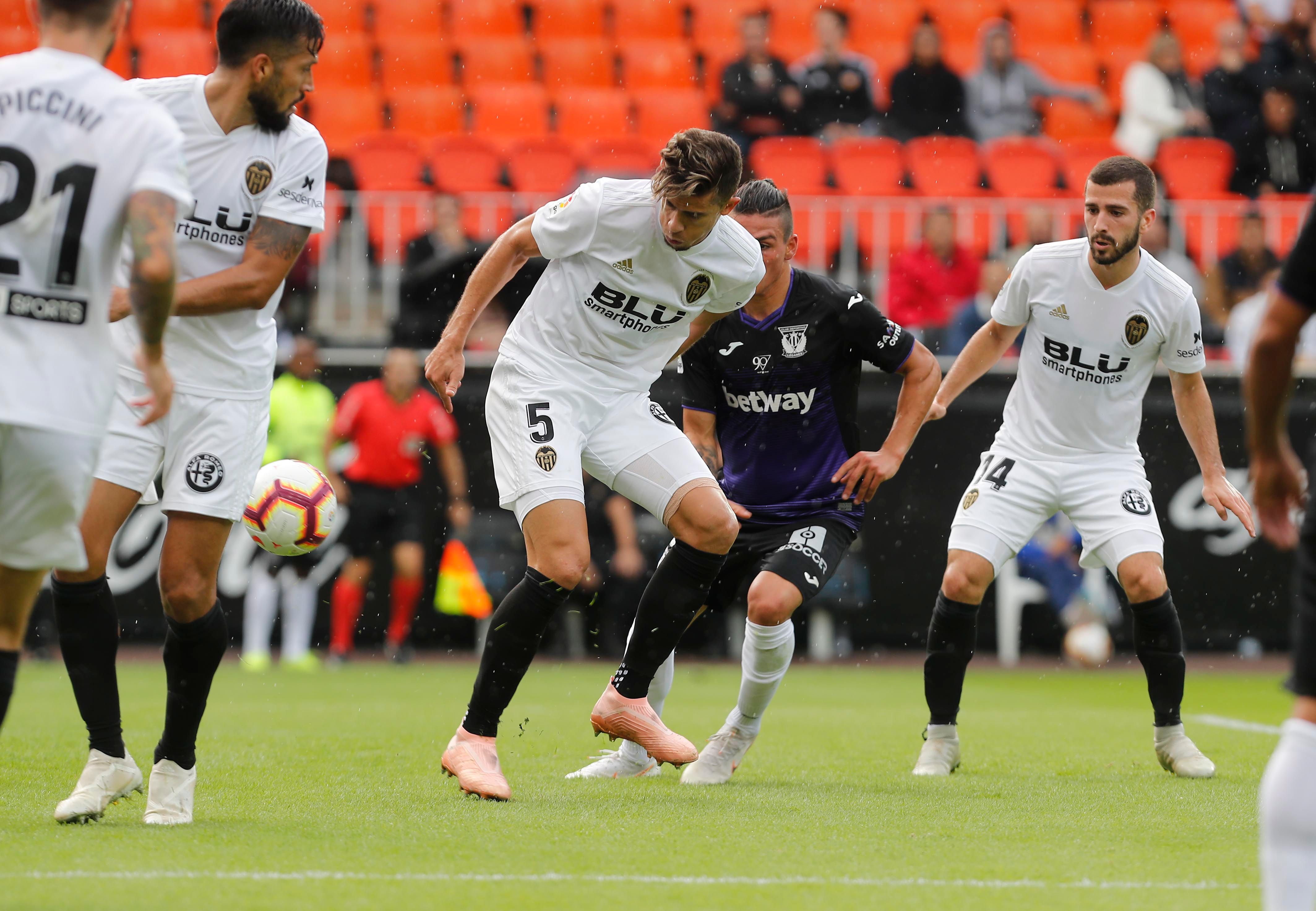  El Valencia no sufrió en defensa.