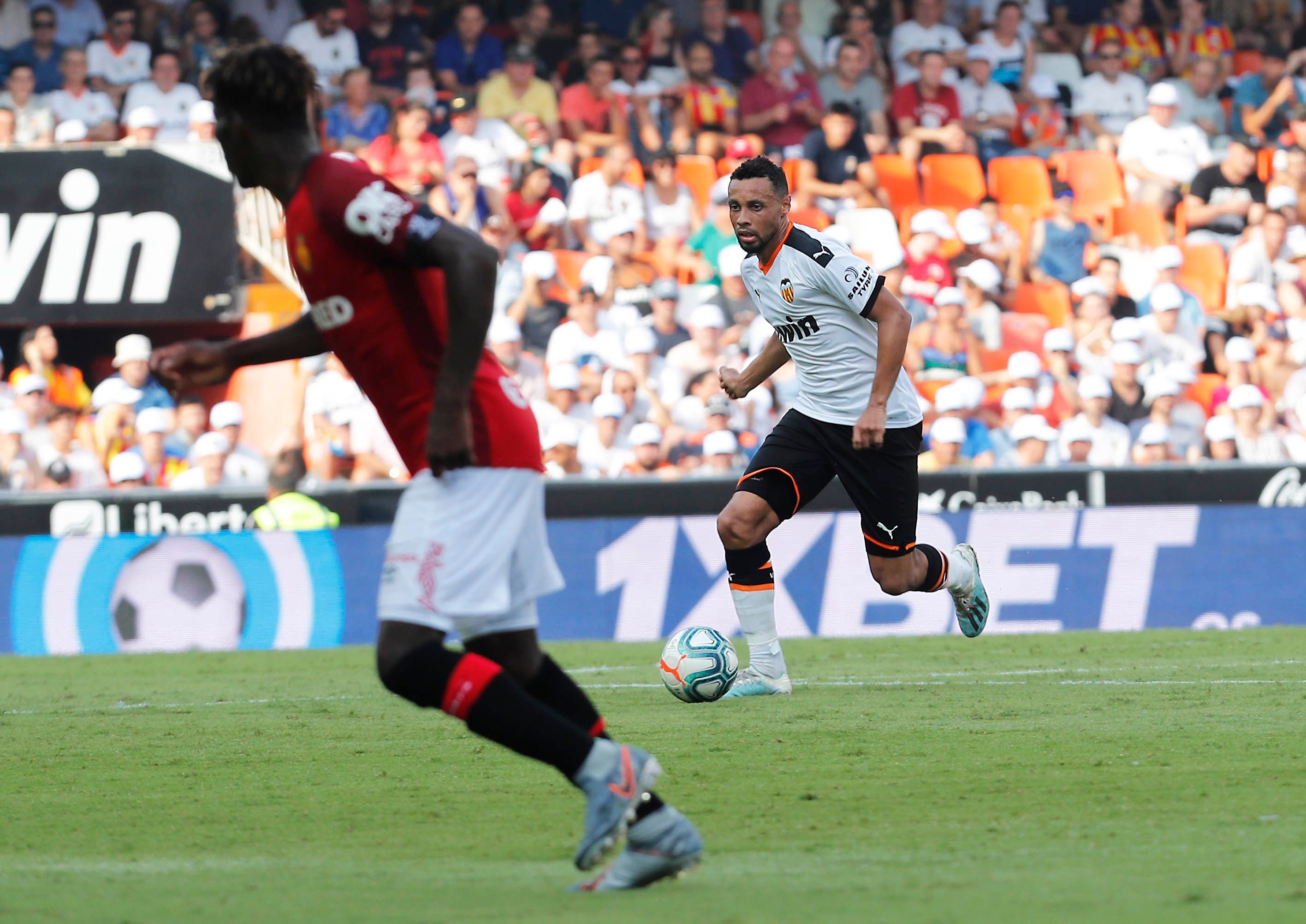 Coquelin durante el Valencia-Mallorca