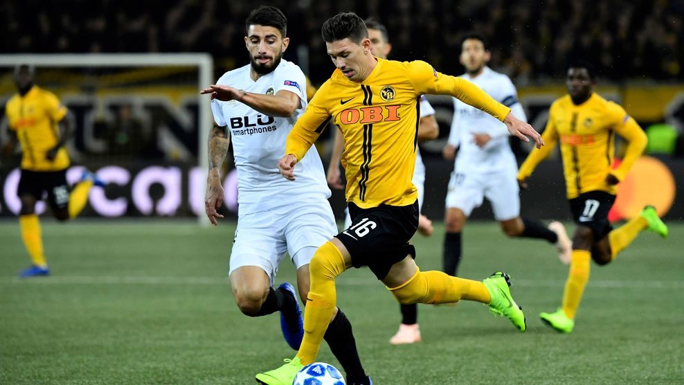 Young Boys - Valencia CF.