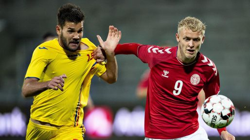  Andrei Chindris con la selección sub 21 de Rumania.