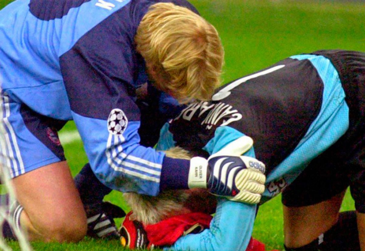 Cañizares llora en San Siro tras perder la final de la Champions