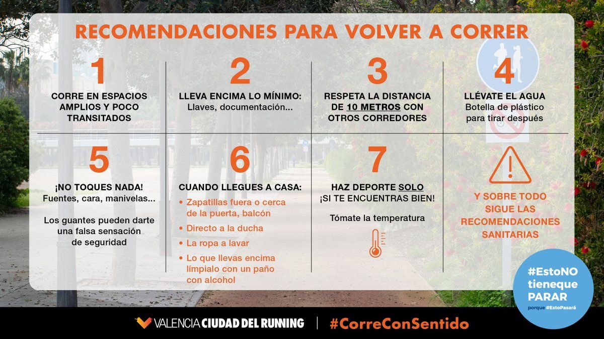 Consejos para correr por el río
