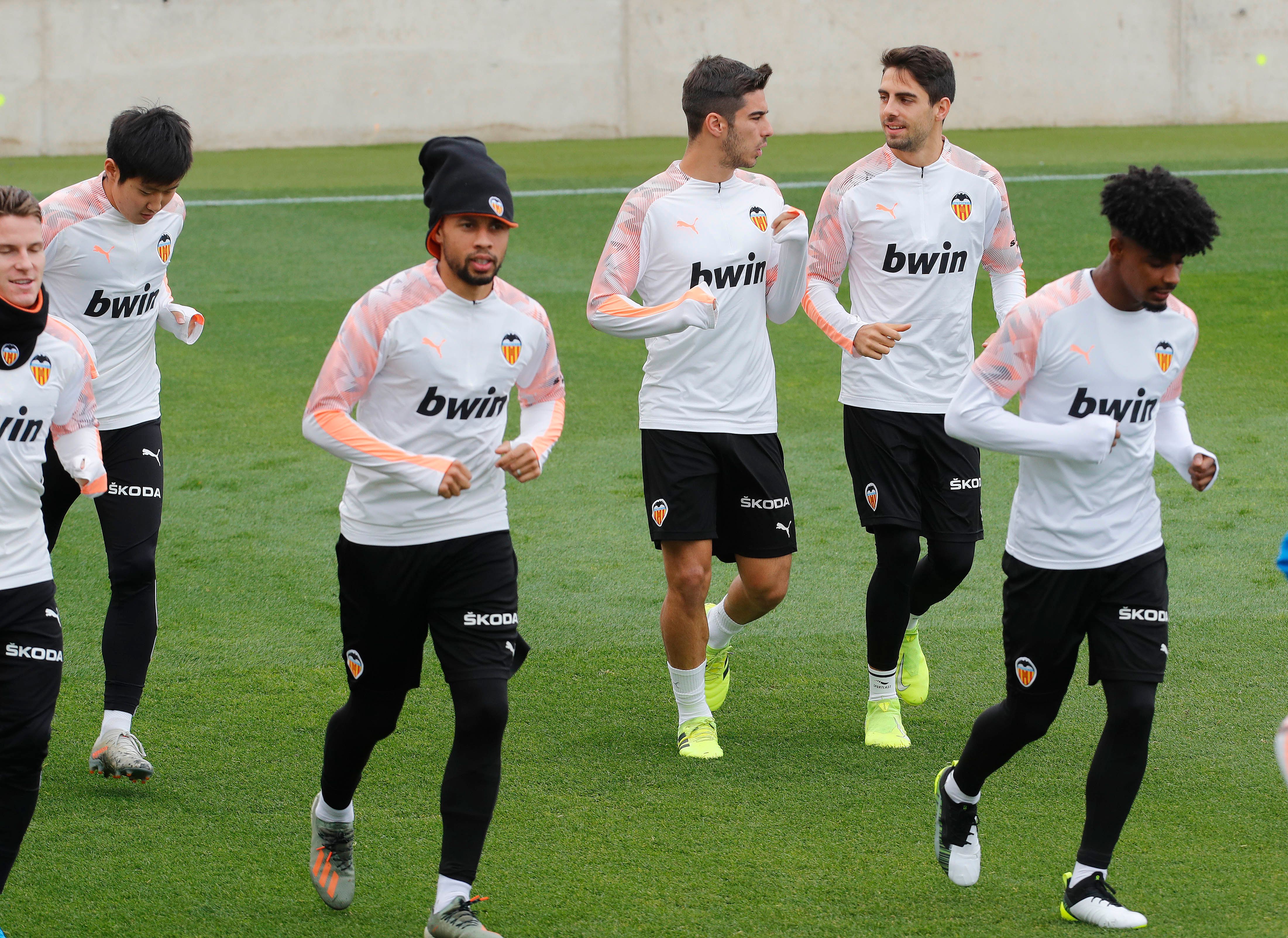  Entrenamiento del Valencia CF