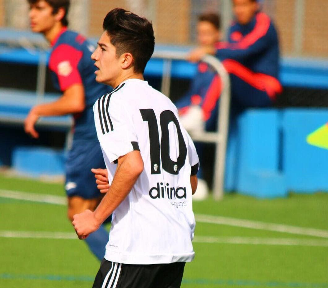 Julio, con el Valencia.