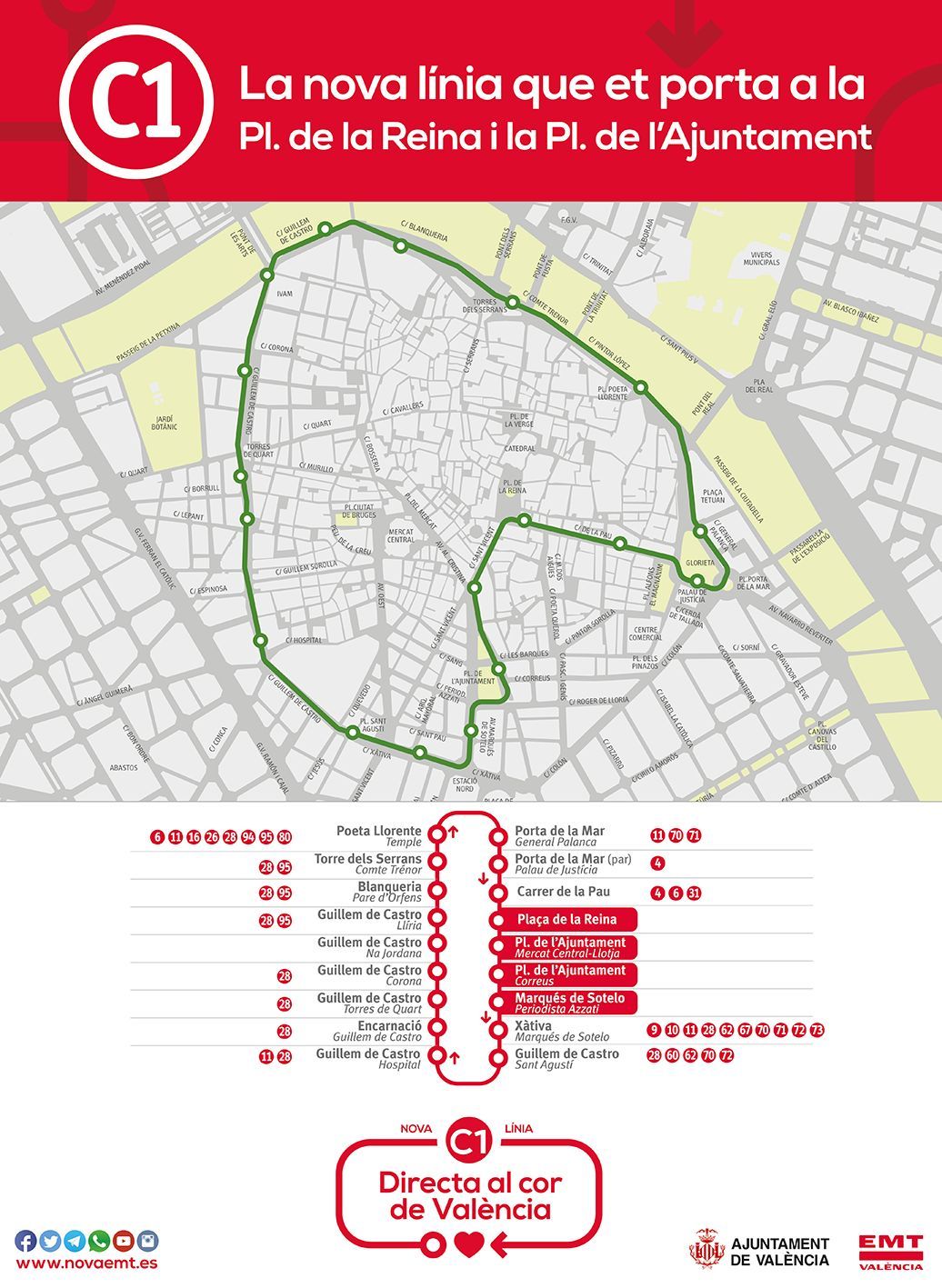  Nueva línea de autobús